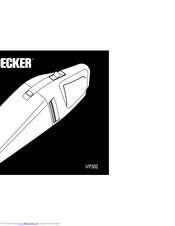 Black & Decker VP302 Instruction Manual