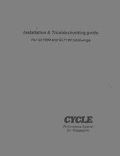 Honda GL1100 Goldwings Installation & Troubleshooting Manual