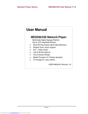 Winmate MSS550 User Manual