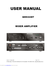 Prime QSM-624ET User Manual