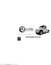 E-ride Industries 2013 Owner's Manual