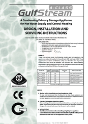 Gulfstream GS A-Class 12/OV Design, Installation & Servicing Instructions