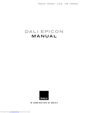Dali EPICON Manual