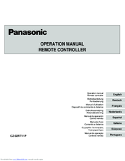 Panasonic CZ-02RT11P Operation Manual