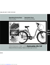 Crosswave ED-2 EX Operating Instructions Manual
