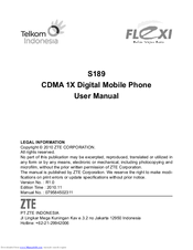 Zte flexi S189 User Manual