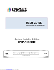 DarbeeVision DVP-5100CIE User Manual