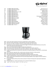Alpina SF-2808 Instruction Manual