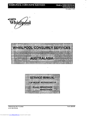 Whirlpool WRN38RWG6 Service Manual