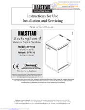 Halstead BFF115 Instructions For Use Manual