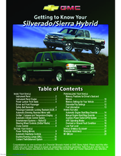 GMC 2006 Silverado Hybrid Getting To Know Manual