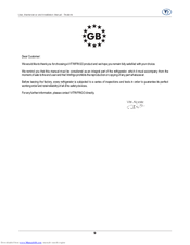Vitrifrigo Trivalente 5040DG User, Maintenance And Installation Manual