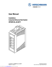 Hirschmann SPIDER-SL-40-08T1 User Manual