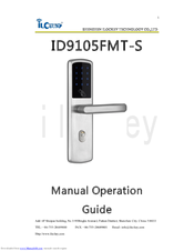 Ilockey ID9105FMT-S Manual Operation Manual