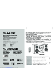Sharp XL-DK227NH Operation Manual