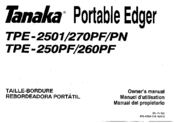 Tanaka TPE-250PF/260PF Owner's Manual