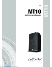 Pro Audio MT10 Manual