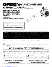 Green Machine GM09000 Operator's Manual