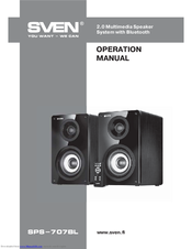 Sven SPS-707bL Operation Manual