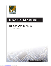 BCM MX525D User Manual