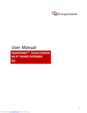 Loopcomm S1 User Manual