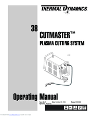 Thermal Dynamics CutMaster 38 Operating Manual
