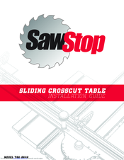 SawStop TGA-GA48 Installation Manual