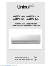 UnicalAir MDUN 10H Installation Manual
