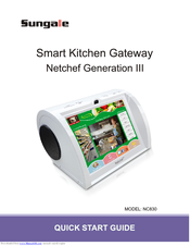 Sungale NC830 Quick Start Manual