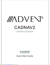 Advent CADNAV2 Quick Start Manual