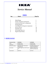 IKEA IRIBT26WA Service Manual