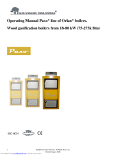 Eco-Orlan Paxo Series Operating Manual