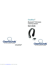ClearSounds ClearBlue CLTVBT User Manual