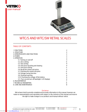 Vetek WTC/S User Manual
