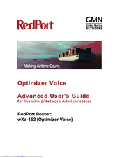 RedPort WXA-153 User Manual