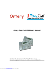 Ortery PeerCall 100 User Manual