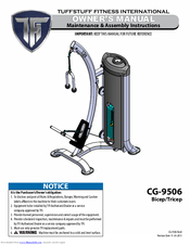 TFI CG-9506 Owner's Manual
