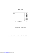 Vassilias R-2303 Owner's Manual