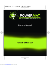 Powermat Home & Office Mat Owner's Manual