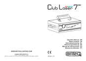 Briteq Club Laser 7 MK2 Operation Manual