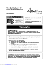 Bellfires VIEW BELL TOPSHAM 3 CF Operating Manual