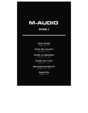 M-Audio AV32.1 User Manual