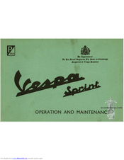 Douglas Vespa Sprint Operation And Maintenance