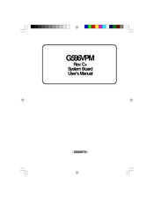 DFI G586VPM User Manual