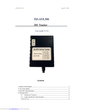 Tzone TZ-AVL301 User Manual