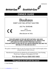 Valor Bauhaus 32-032-60 Owner's Manual