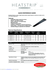 HEATSTRIP thh2400a Quick Reference Manual