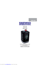 Daewoo DCP-29 User Manual