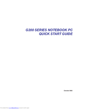 QUANTA G200 SERIES Quick Start Manual