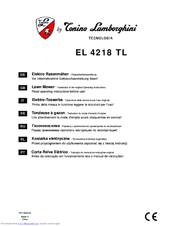 Tonino Lamborghini EL 4218 TL Original Operating Instructions